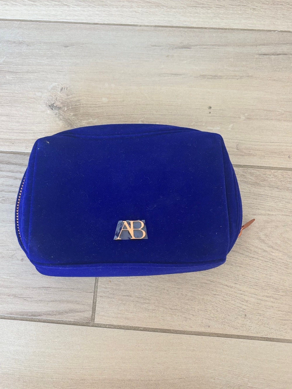 Augustinius Bader Skincare AB Velvety Zip Cosmetics Bag New
